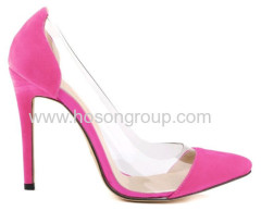 New style kid skin high heel pump shoes