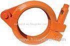 Durable Trailer Concrete Pump 5'' Pipe Clamp Heavy Coupling 40Cr Grade OEM