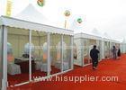 Aluminum Frame Outdoor Event Tents with PVC Fabric / Clear Glass Doors