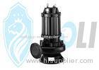 Non Clog Waterproof Submersible Sewage Pump For Building Basements / Hotel