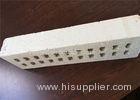 Pure White Multi Holes Perforated Clay Bricks Anti - Freeze 35% Void Ratio