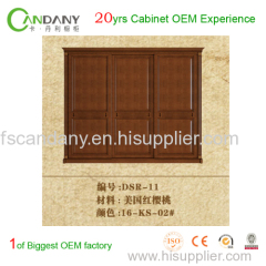 Foshan Candany wardrobe solid wood sliding door