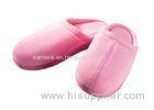 Fashionable Disposable Hotel Slippers Velvet Material For Autumn / Winter