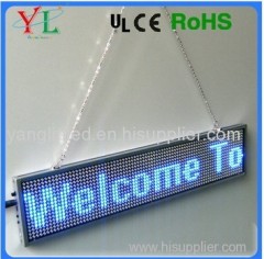 Fine quality indoor Led sign with 6 colors