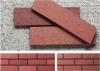 Customized Red smooth Split Face Brick for Exterior Wall Decoration