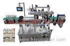 Beverage Flat bottle Automatic Labeling Machine Vertical Type With Code Printer