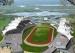 Sun Proof Architectural Fabric Structures Stadium Awning For Outdoor Sports