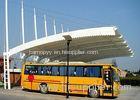 Wind Resistant Car Canopy Tents Bus Stop Canopy Membrane Structure