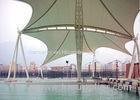 Highly Tensile Swimming Pool Awnings Membrane Structure Creatively Design