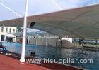 Outdoor Tensile Membrane Structure With High Tensile Fabric For Swimming Center
