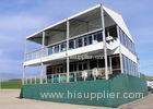 Aluminum 2 Layer Custom Event Tents Buildings With Transparent Glass Walls / Doors