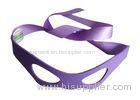 Personalized Purple Dance Party Eye Mask Made Of EVA Material And With Ribbons