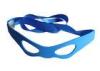 Natural Material Masque Eye Mask Blue Color With Woven Label Logo For Kids