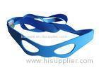 Natural Material Masque Eye Mask Blue Color With Woven Label Logo For Kids