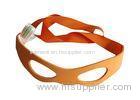 Orange Color Party Eyemask With 2.5CM Width Ribbons Receive Customized On Logo