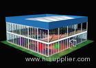 Business Square Shape Two Storey Temporary Storage Shed For Conference