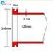 5" 3m 4.5mm 157mm HD end seamless long life time concrete pump pipe