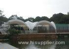 Steel Frame Arch Tents Fabric Membrane Structures For Outside Dinning