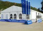 Custom PVC Fabric White Marquee Tents For Event / Wedding Aluminum Frame