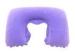 Purple Color Travel Neck Pillow Inflatable With Soft Hand Feeling