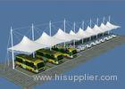 High Peak PVDF Tensile Membrane Structures Canopy For Car Parking