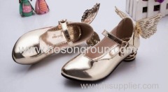Fashion Style Flat Girl's Shoes with wings
