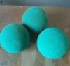 Concrete Pump Pipe Cleaning Natural Rubber Ball Green With High Absorbency