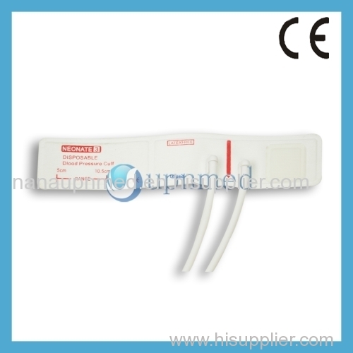 Neonate dual tube disposable nibp cuff