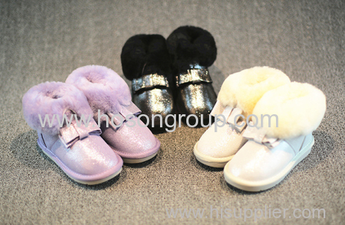 Beautiful Children Princess Shoes With Bownot