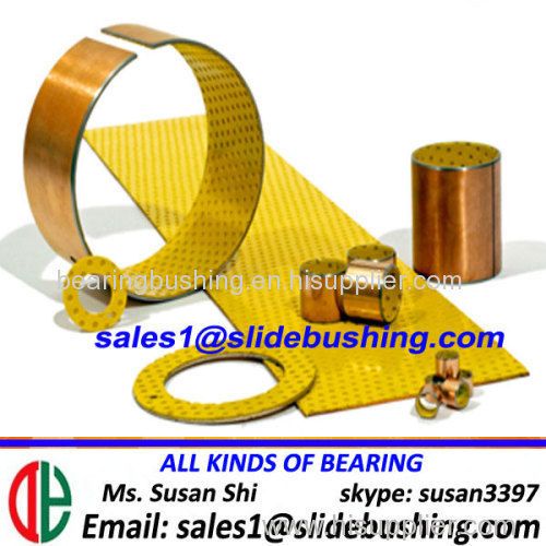 Oilite Steel Bushing DX Bearing Bush With Oil Hole Yellow Black Color POM Composite Slide Bushing Manufacture