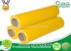 Yellow Packaging Stretch Wrap Film PE Material For Lastic Raw Material
