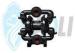 Dual Industrial Diaphragm Pumps Pneumatic Operated For Ceramics Field