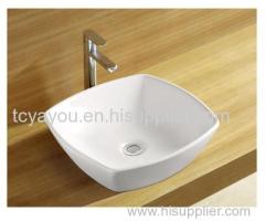 China ceramic oval shaped wash/Art Basin counter top ceramic wash basin