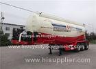 3 axles cement powder tank semi trailer with 12 tires support customized for any type