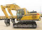 11.6r / min Swing Hydraulic Crawler Excavator Long Boom 3.2Km / H Traveling Speed