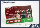 Supermarket Security RFID Plastic Membership Cards Embossed Number