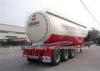 69CBM carbon steel Semi Trailer for powder transportation with power unit optional