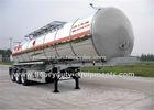 13000x2495x3950mm oil tank semi trailer of 40t loading capacity wihh sea valve for optionalal