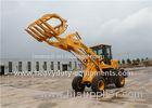 1.6T 0.8m3 Wheel Loader With Strengthen Axle Quick Hitch Pallet Fork Grass Grapple