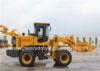 Yellow SINOMTP Front End Wheel Loader 75kw Big Power Cummins Engine For Construction