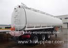 Aluminium Alloy Fuel Tank Trailer / 45000 Liters Fuel Tanker Semi Trailer
