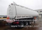 Aluminium Alloy Fuel Tank Trailer / 45000 Liters Fuel Tanker Semi Trailer