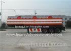 3 axles gasoline transport tank semi trailer use carbon steel material