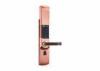 Magnetic Card Access Door Locks Dark Copper With Kirsite Anti - Static Sliding Cover