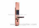 Magnetic Card Access Door Locks Dark Copper With Kirsite Anti - Static Sliding Cover