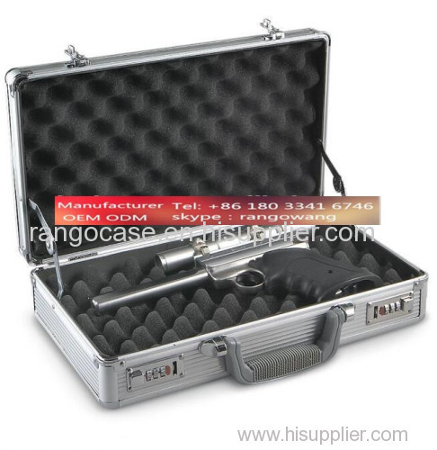 Tattoo Metal Aluminum Carrying Case With Foam Cutting