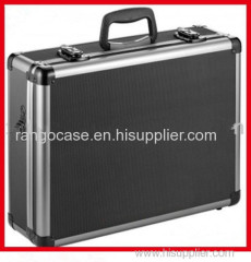 Lockable Black Aluminum foam dividers Camera Traveling Case