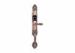 OLED Display Screen Keyless Fingerprint Door Lock For Home Dark Bronze Reversible Handle