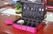 Mini Makeup Train Case With Portable EVA And Freely Combined