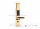 Dark Copper Fingerprint Security Lock Hotel Electronic Locks With Low Energy Consumption